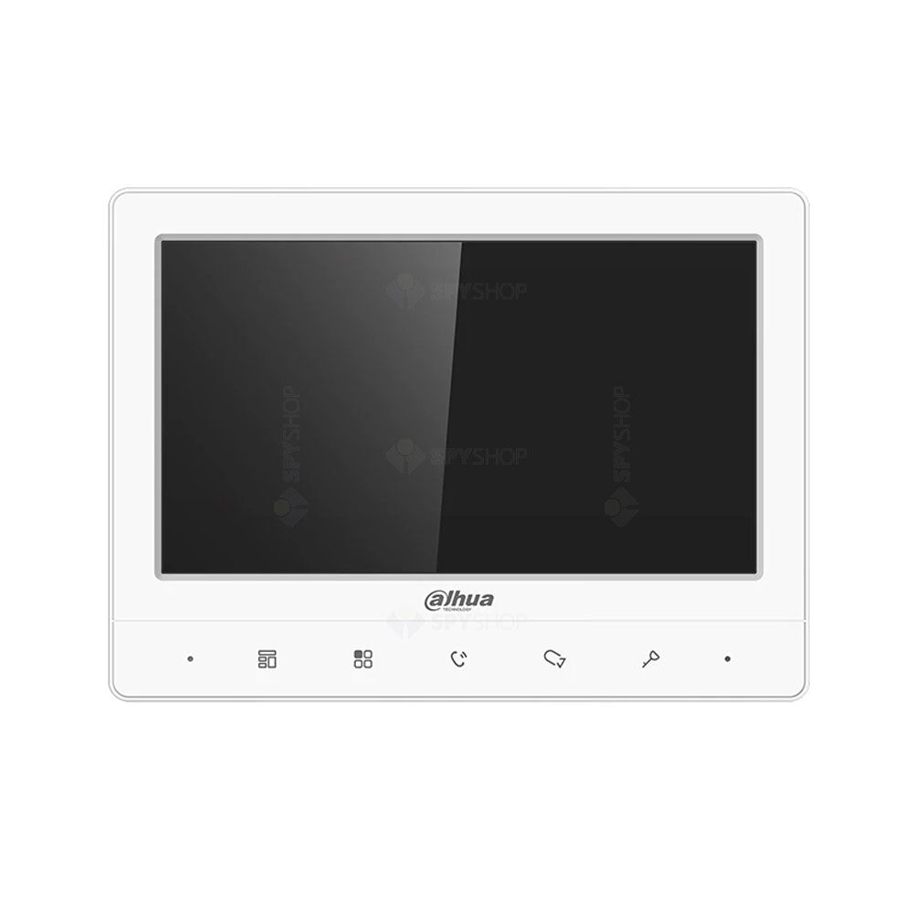 Kit videointerfon Dahua Eco Series KTA02, 1.3 MP, 1 familie, auto IR, aparent, 7 inch