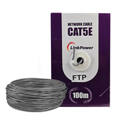 Cablu FTP CAT5E Cupru LinkPower LINK-FTP-100, pret/100 m, gri