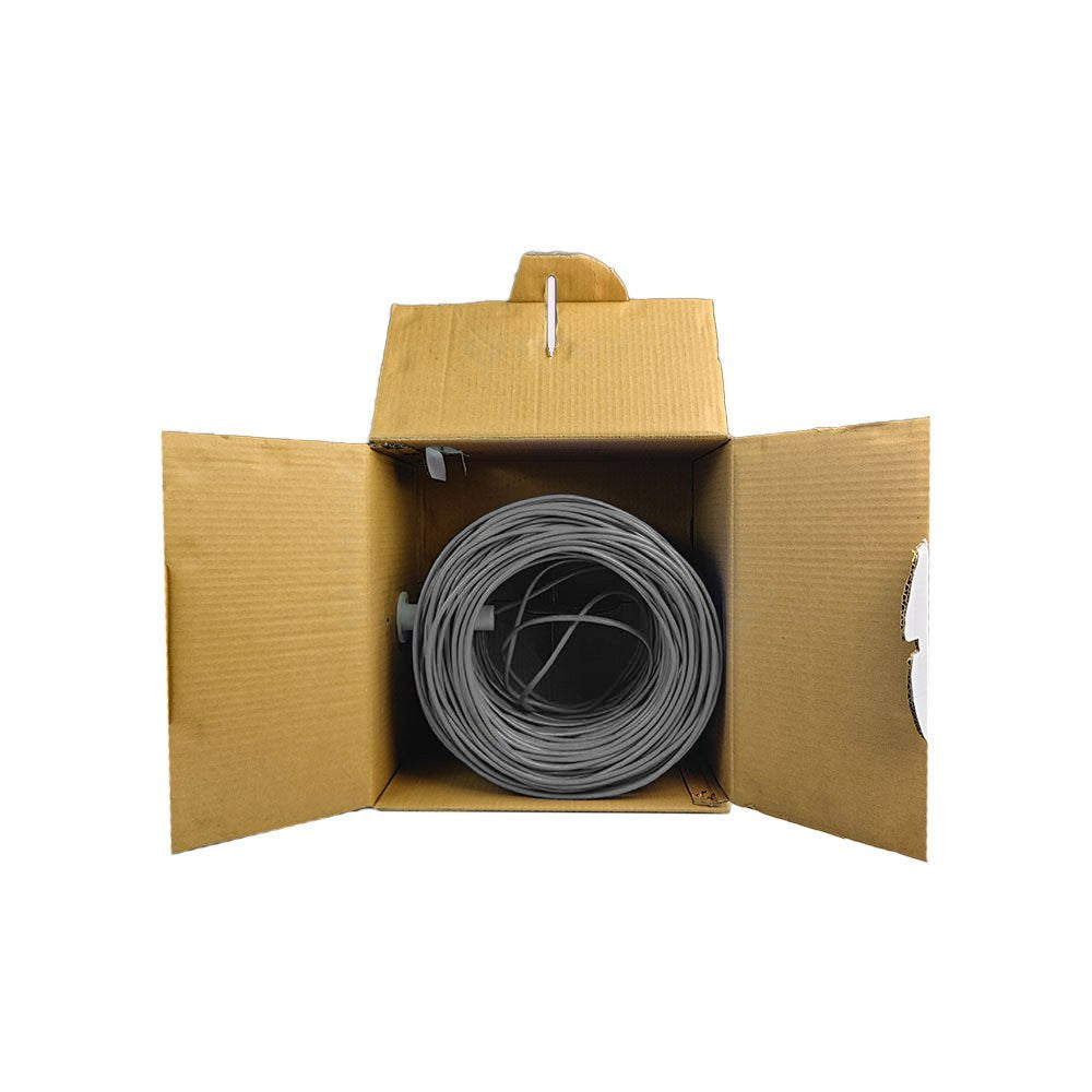 Cablu FTP CAT5E Cupru LinkPower LINK-FTP-100, pret/100 m, gri