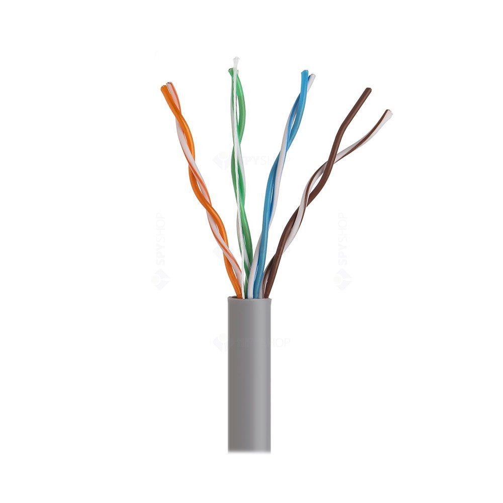 Cablu UTP CAT5E CCA LinkPower LINK-UTP-CCA-305, pret/305 m, gri