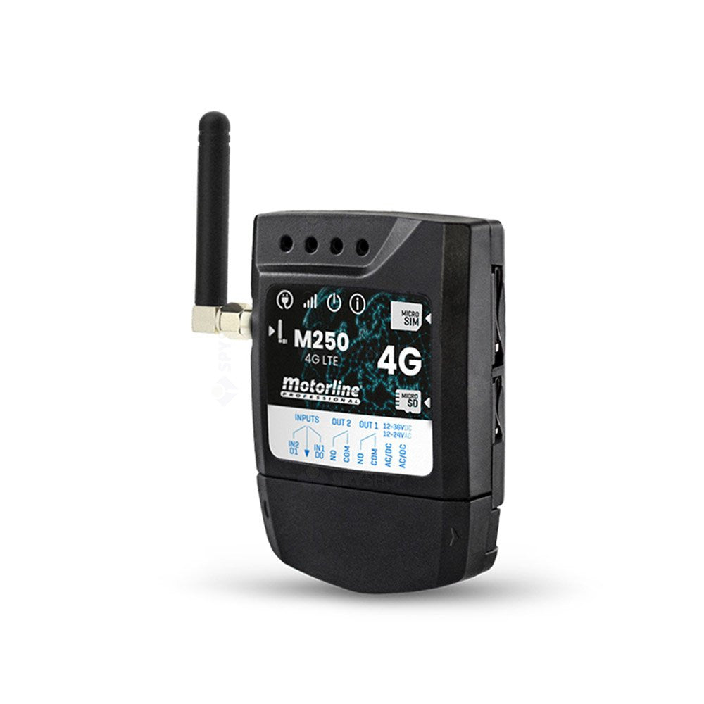 Modul smart GSM 4G pentru automatizari Motorline M250, card SIM inclus, 2 releee, control de pe telefon