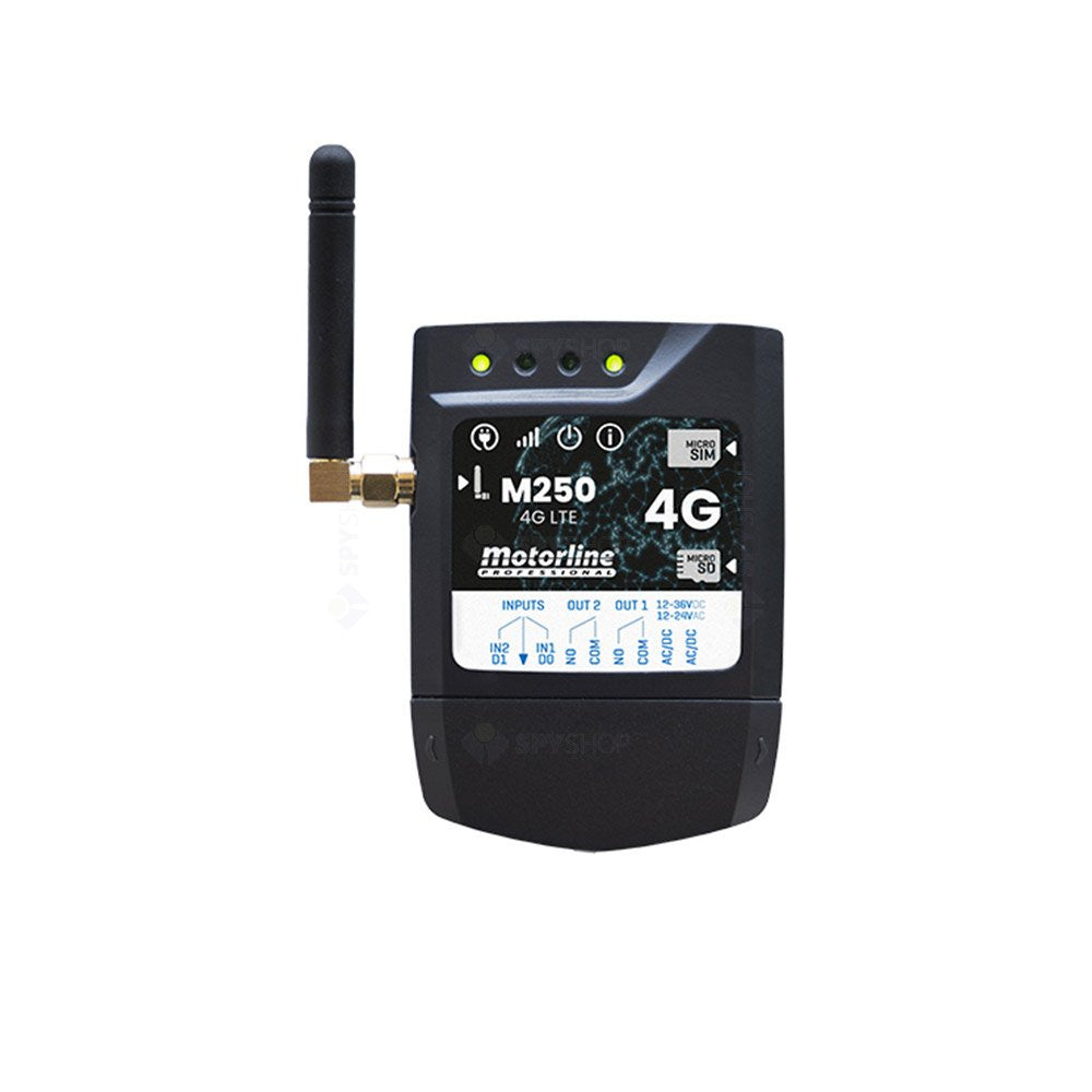 Modul smart GSM 4G pentru automatizari Motorline M250, card SIM inclus, 2 releee, control de pe telefon