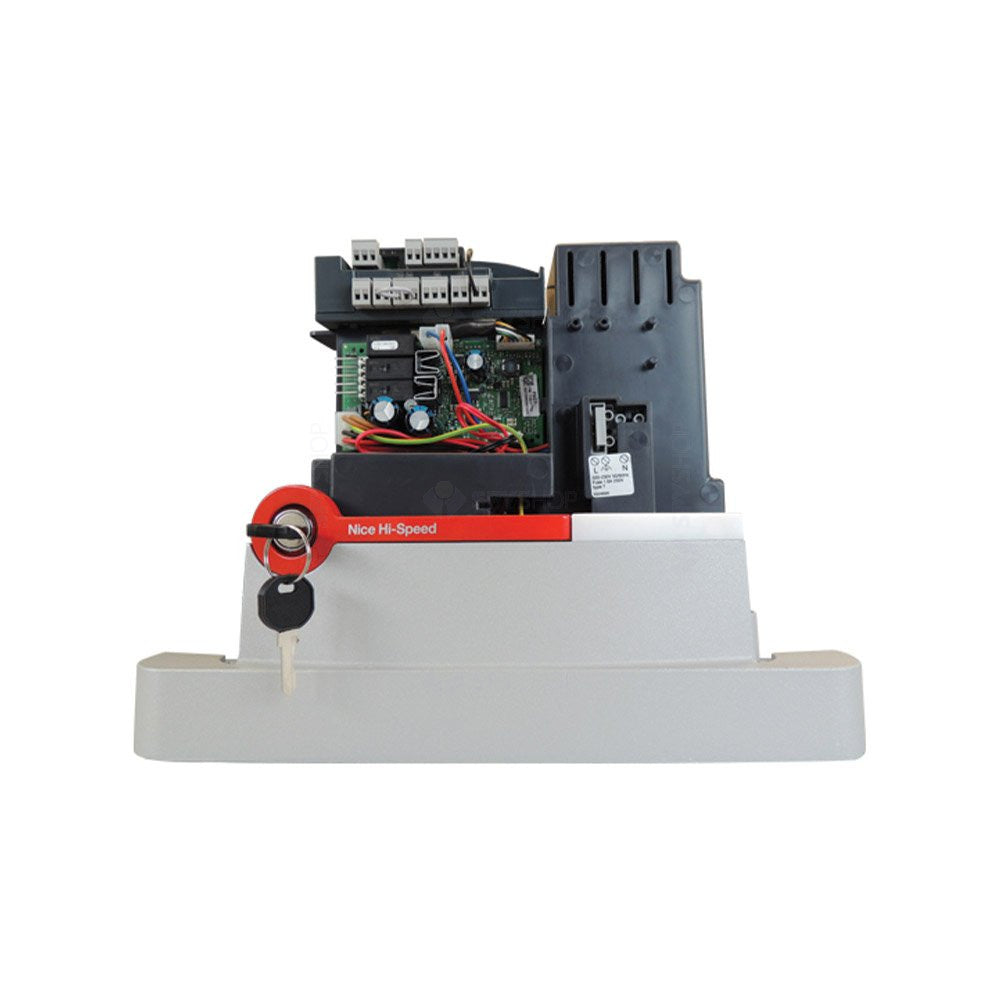 Kit automatizare poarta culisanta Nice Robus RBS600HSBDKCE, 600 Kg, 8 m, WiFi, BlueBus, 230 V