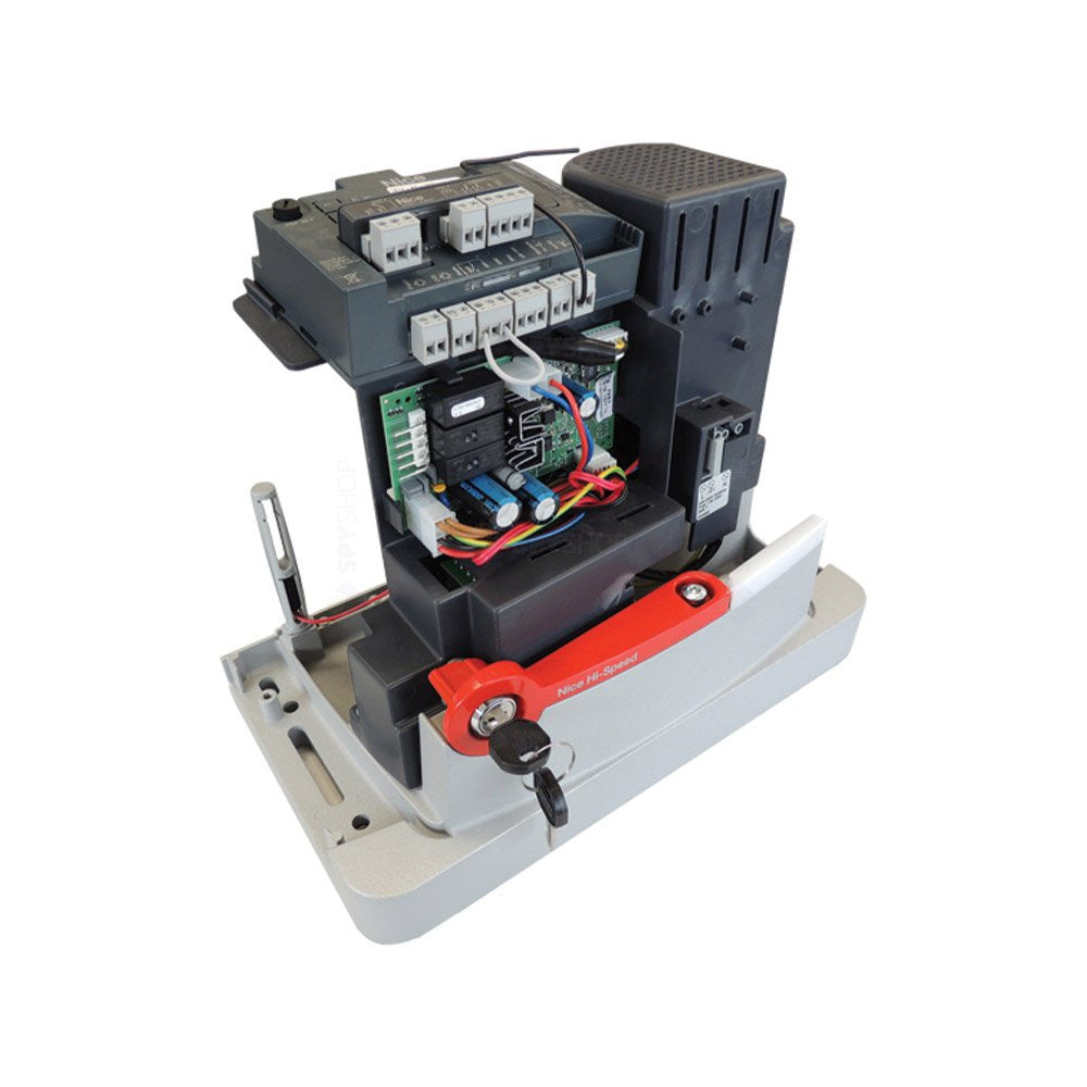 Kit automatizare poarta culisanta Nice Robus RBS600HSBDKCE, 600 Kg, 8 m, WiFi, BlueBus, 230 V