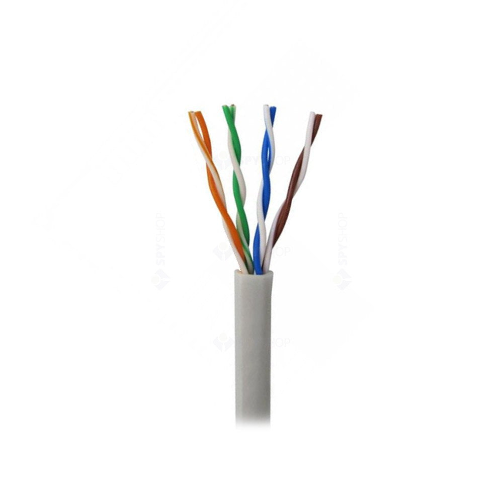 Cablu U/UTP Cat5e cupru HikVision HiLook NC-1LN5EUEC0, 4x2xAWG25, PVC, 305 m