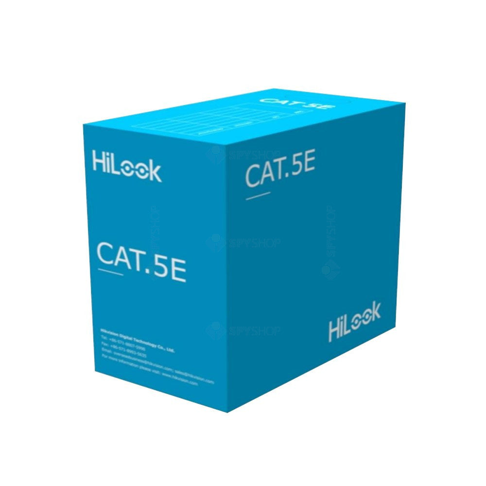 Cablu U/UTP Cat5e cupru HikVision HiLook NC-1LN5EUEC0, 4x2xAWG25, PVC, 305 m
