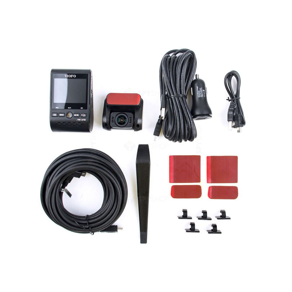 Camera auto fata/spate VIOFO A129 Pro Duo-G, 4K, WiFi, GPS Logger, detectia miscarii