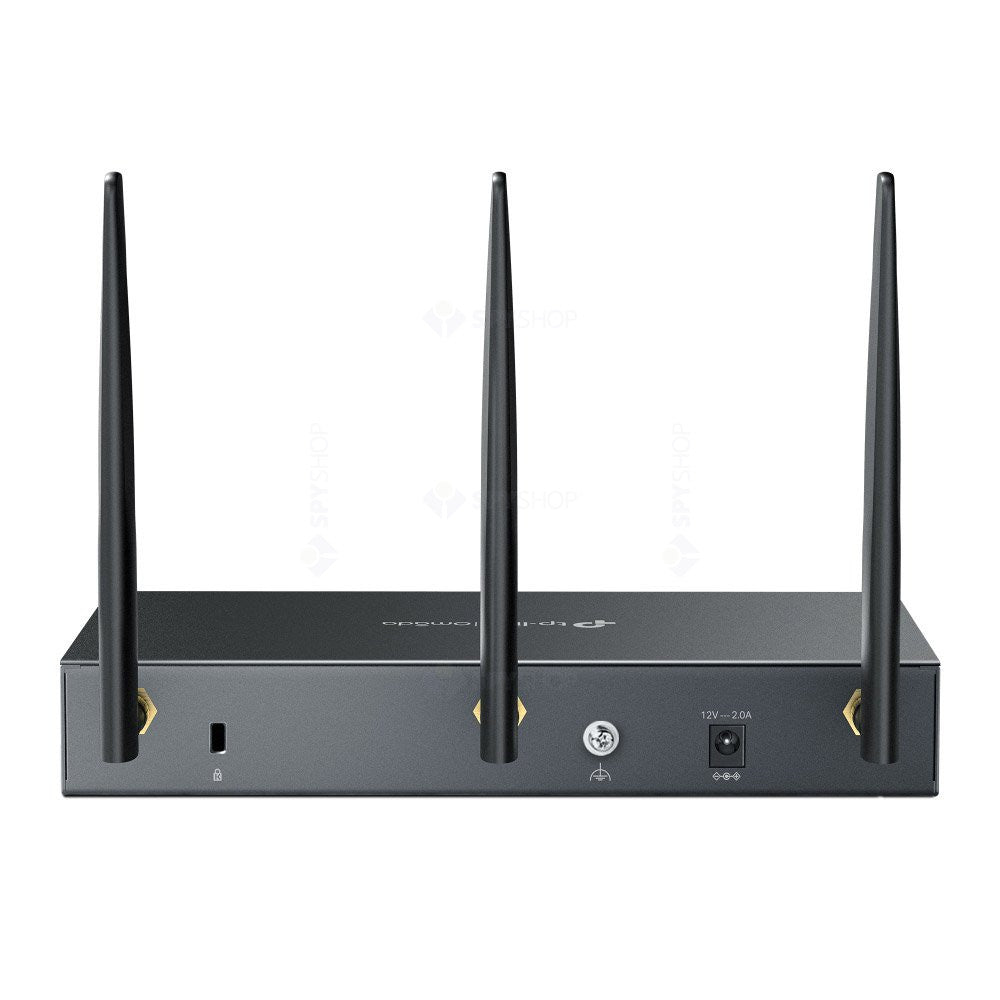 Router wireless cu 6 porturi dual band TP-Link ER706W, WiFi 6, 2.4/5 GHz, 2404 Mbps, VPN, Omada, Mu-Mimo