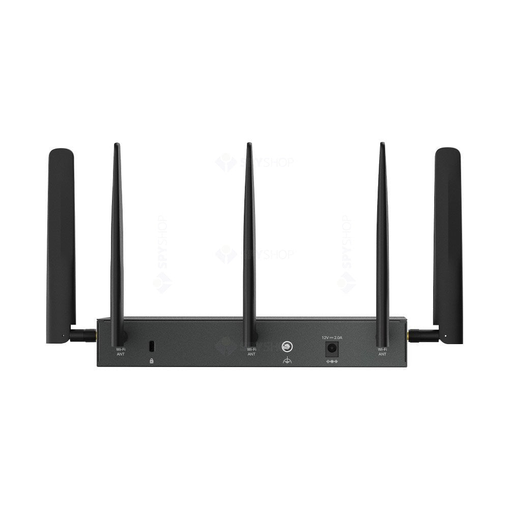 Router VPN 4G+Cat6 dual band TP-Link ER706W-4G, WiFi 6, 2.4/5 GHz, 2404 Mbps, VPN, Omada, Mu-Mimo