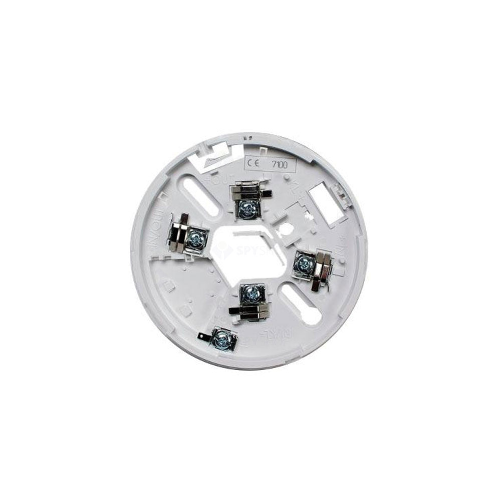 Soclu standard pentru detectori adresabili UniPOS DB7100, alb