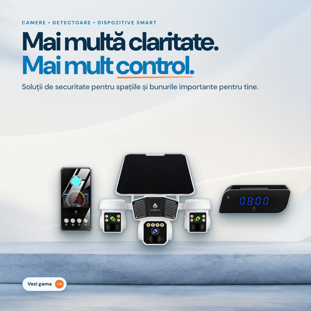 Spionescu - camere, detectoare si dispozitive smart