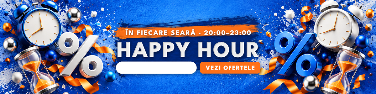 Happy Hour - în fiecare seară, 20:00-23:00 - Spionescu