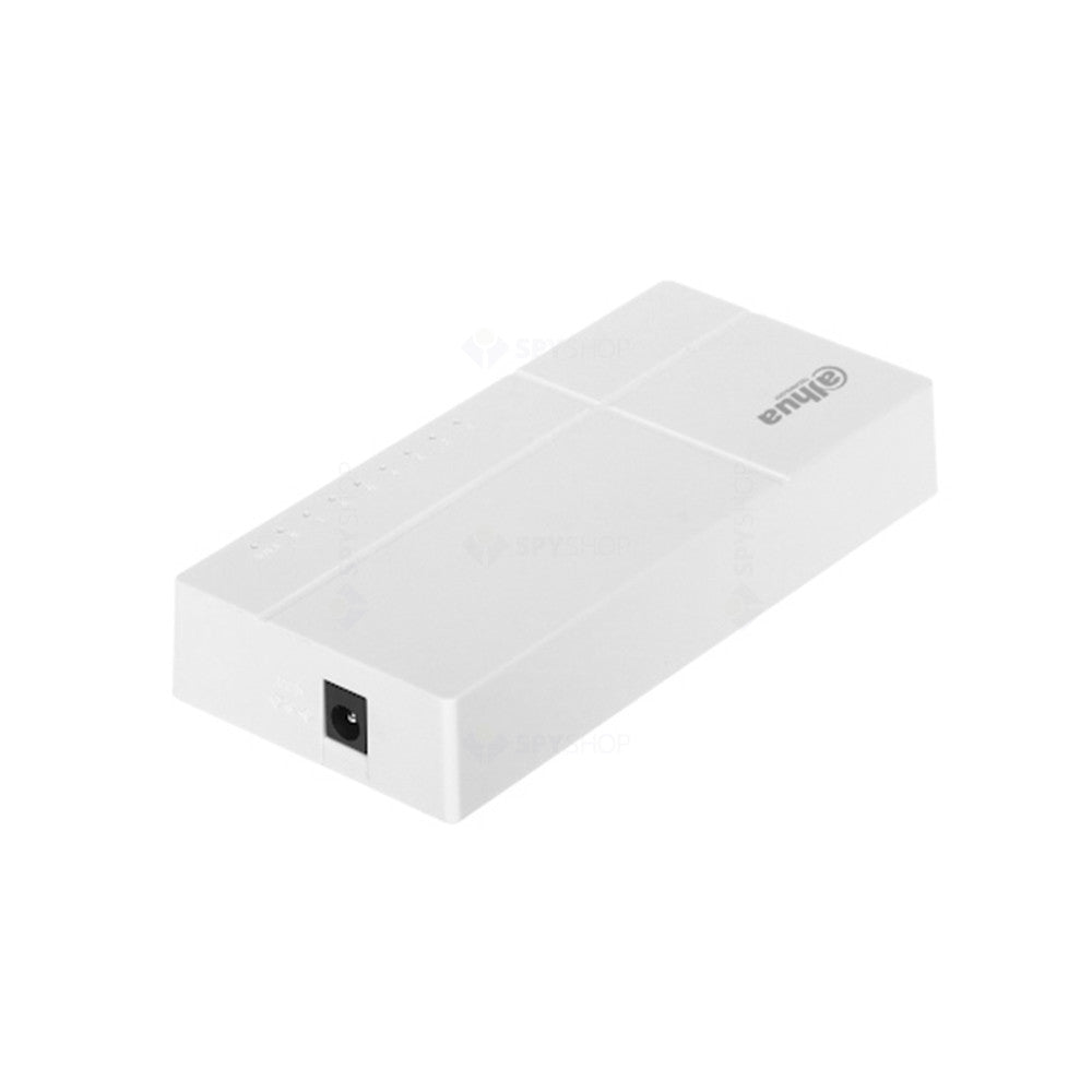 Switch cu 8 porturi Dahua Eco Series PFS3008-8GT-L-V2, 2000 MAC, 16 Gbit, fara management