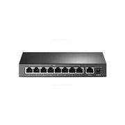 Switch cu 9 porturi TP-Link Omada TL-SF1009P, 10/100 Mbps, 1.6 Gbps, PoE+, fara management