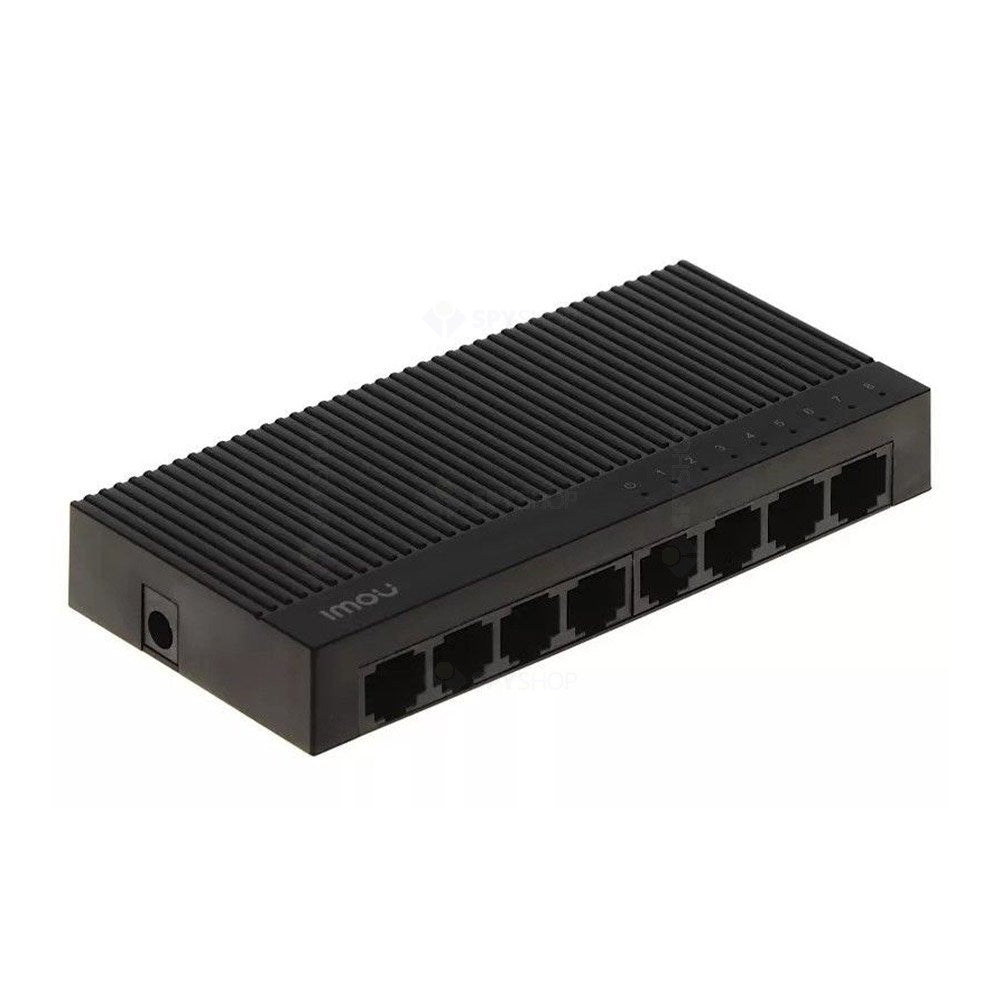 Switch Ethernet cu 8 porturi RJ45 Imou SF108C, 1.6 Gbps, Plug and Play, fara management