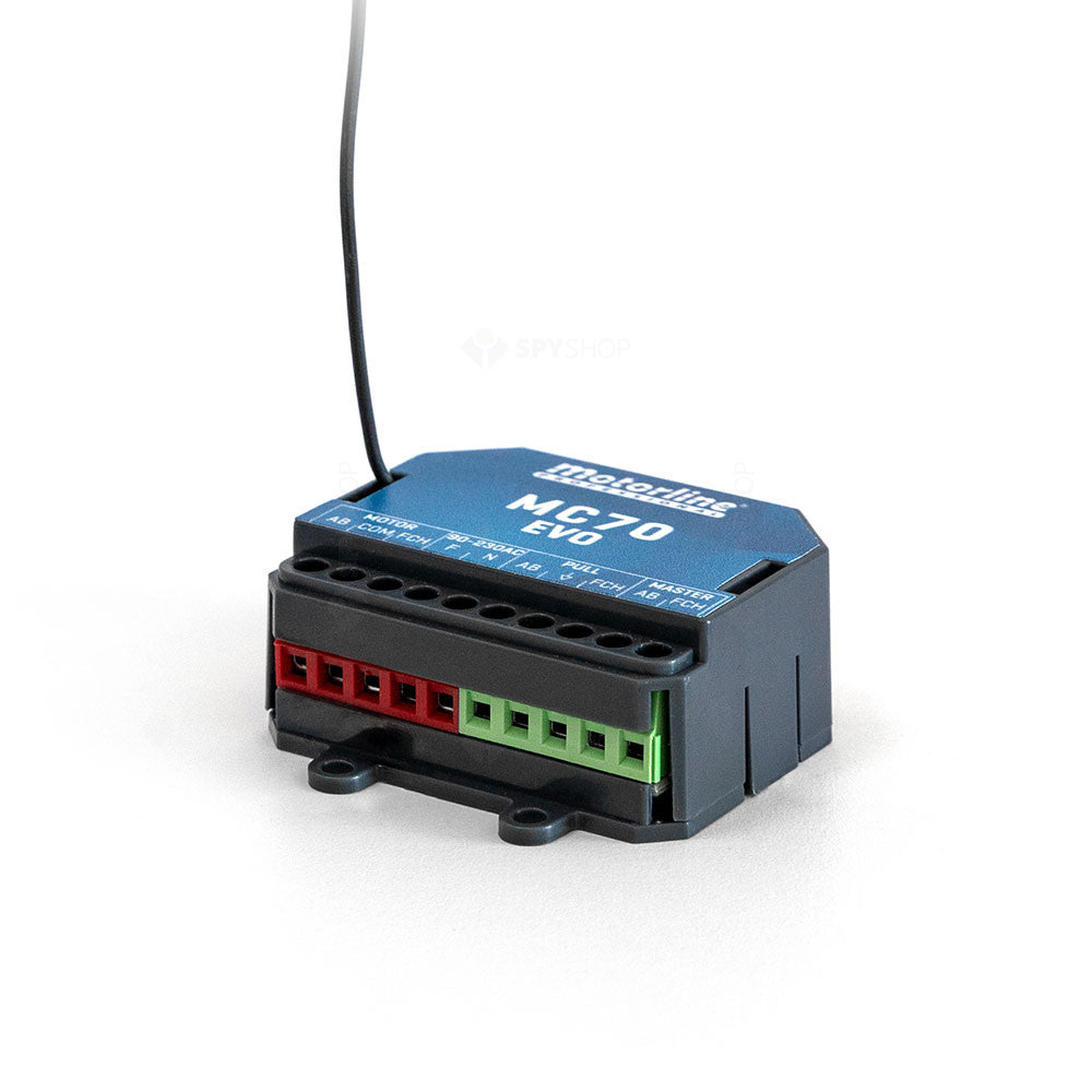 Unitate de control Motorline MC70 EVO, 120 canale, cod rulant, 433.92 MHz, 230V AC