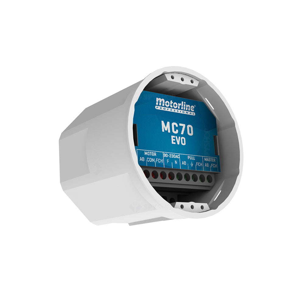 Unitate de control Motorline MC70 EVO, 120 canale, cod rulant, 433.92 MHz, 230V AC